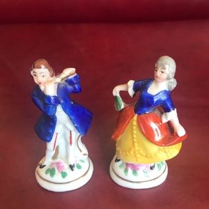 Vintage German porcelain miniature figurines - Germany